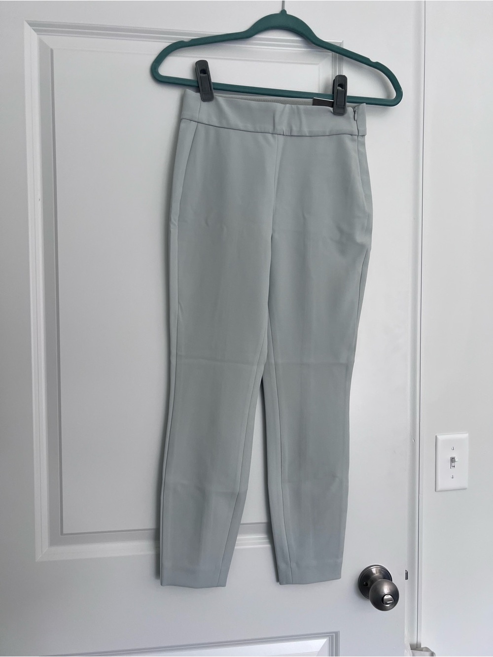 Express Supersoft Twill Skinny High Rise Pants Green XXSP
